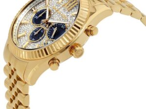 Men’s Gold-Tone Lexington Chronograph Watch MK8494