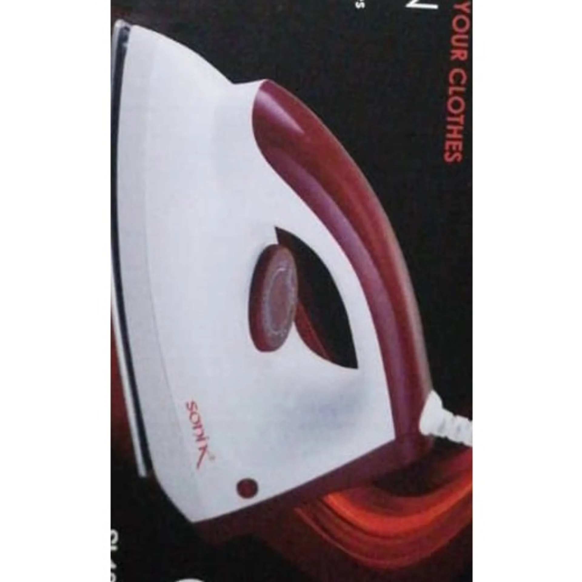 Sonik Dry Pressing Iron - Bos-lR8001 - 1000w - Image 3